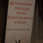 III Powiatowy Przegląd Pieśni Patriotycznych