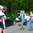 Na rolkach przez Puszczę 