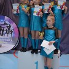 Wręczenie nagród w międzyszkolnych zawodach klas sportowych w rock’n’rollu akrobatycznym