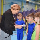 Wręczenie nagród w międzyszkolnych zawodach klas sportowych w rock’n’rollu akrobatycznym