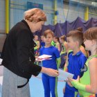 Wręczenie nagród w międzyszkolnych zawodach klas sportowych w rock’n’rollu akrobatycznym