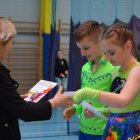 Wręczenie nagród w międzyszkolnych zawodach klas sportowych w rock’n’rollu akrobatycznym