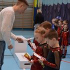 Wręczenie nagród w międzyszkolnych zawodach klas sportowych w rock’n’rollu akrobatycznym