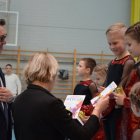 Wręczenie nagród w międzyszkolnych zawodach klas sportowych w rock’n’rollu akrobatycznym