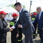 Otwarcie tężni solankowej i przekazanie kluczyków do nowego samochodu bojowego OSP Targowisko