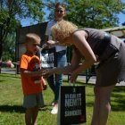 Rozdanie nagród w konkursie ekologicznym - Gminny Dzień Dziecka