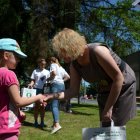 Rozdanie nagród w konkursie ekologicznym - Gminny Dzień Dziecka