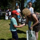 Rozdanie nagród w konkursie ekologicznym - Gminny Dzień Dziecka