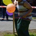 Zabawy podczas Gminnego Dnia Dziecka 