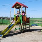 Plac zabaw w Brzeziu koło Szkoły Podstawowej