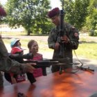 Wycieczka do Jednostki Wojskowej przedszkolaków z Kłaja