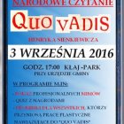 Już jutro! Zapraszamy na Narodowe Czytanie! 