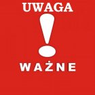 Uwaga! Ważna informacja