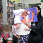 Przedszkolaki z Dąbrowy z wizytą  w Bibliotece w Wieliczce