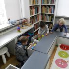 Przedszkolaki z Dąbrowy z wizytą  w Bibliotece w Wieliczce