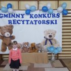 Gminny Konkurs Recytatorki   