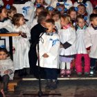 Kolędowanie w kościele parafialnym w Szarowie