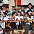 Kolędowanie w kościele parafialnym w Szarowie