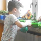 Zielone ogródki w przedszkolu w Dąbrowie
