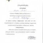 Podziękowania dla Emilii Kołodziej, Marty Kowalskiej oraz Anety Mitoń 