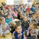 Wizyta górnika w przedszkolu samorządowym w Dąbrowie 
