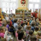 Wizyta górnika w przedszkolu samorządowym w Dąbrowie 