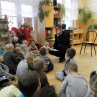 Wizyta górnika w przedszkolu samorządowym w Dąbrowie 