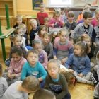 Wizyta górnika w przedszkolu samorządowym w Dąbrowie 