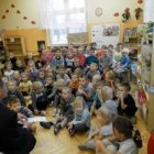 Wizyta górnika w przedszkolu samorządowym w Dąbrowie 