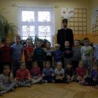 Wizyta górnika w przedszkolu samorządowym w Dąbrowie 
