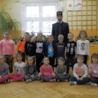 Wizyta górnika w przedszkolu samorządowym w Dąbrowie 