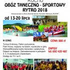 Obóz taneczno – sportowy Rytro 2018