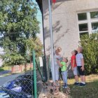„Powiewa flaga” w Przedszkolu w Dąbrowie