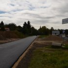 Ulica Unii Europejskiej i Wadowicka w Łysokaniach jeszcze cieplutkie 