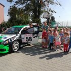 Rajdowy odcinek specjalny dla przedszkolaków w Brzeziu