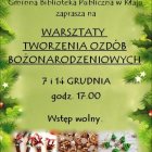 Warsztaty bożonarodzeniowe