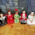 Przedszkolaki z Brzezia na zabawie karnawałowo – walentynkowej