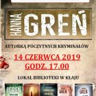 Spotkanie autorskie z Hanną Greń