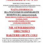 Uwaga Mieszkańcy: Brzezia, Dąbrowy, Grodkowic, Gruszek,  Łężkowic, Łysokań, Szarowa