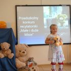 „Małe i duże Misie” - etap przedszkolny konkursu recytatorskiego