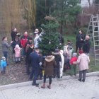II wspólne ubieranie choinki w Łężkowicach