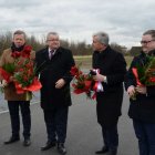 Uroczyste otwarcie nowej drogi w Kłaju