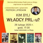 Spotkanie z dziennikarzem i pisarzem Piotrem Lipińskim