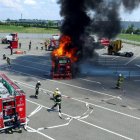 Strażacy szkolili się na kabinach MAN-a
