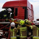 Strażacy szkolili się na kabinach MAN-a