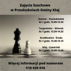 Zajęcia Szachowe dla Przedszkolaków w Gminie Kłaj