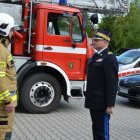 Komendant Główny Państwowej Straży Pożarnej z wizytą w OSP Kłaj