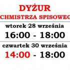Ostatnie dwa dyżury rachmistrza spisowego w UG Kłaj