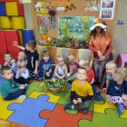 Do przedszkola w Szarowie zawitała Pani Jesień