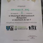 Mamy Wicemistrzynie Małopolski w szachach do lat 7